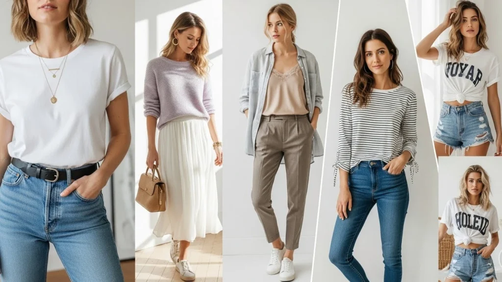 everyday tops styled