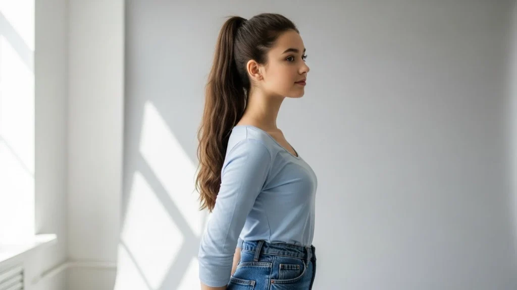 Perfect posture Girl